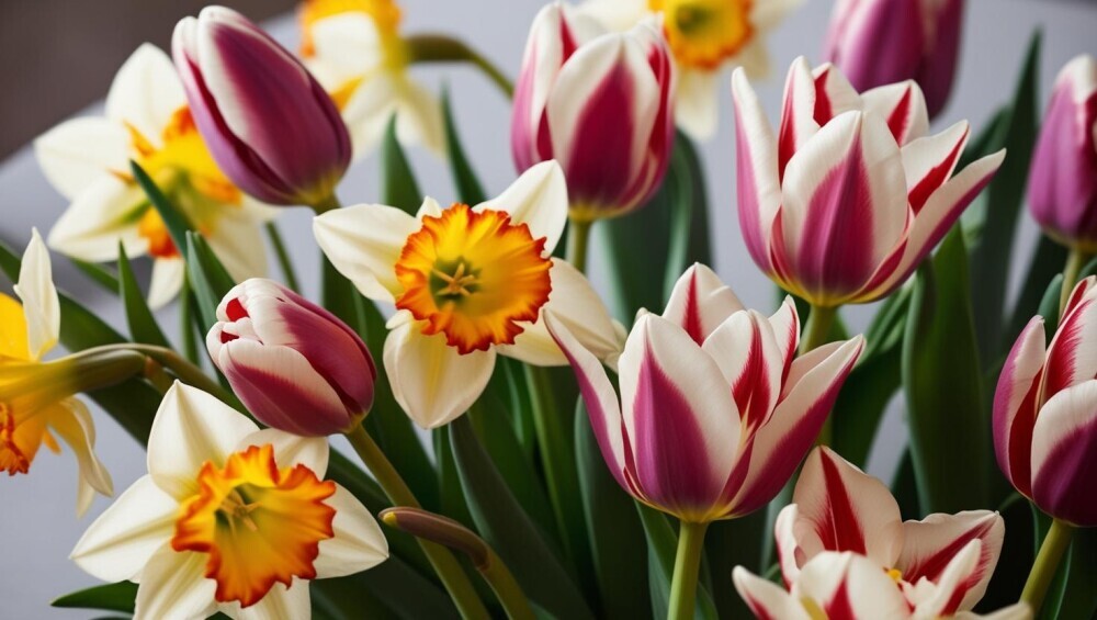 Tulips, and Daffodils
